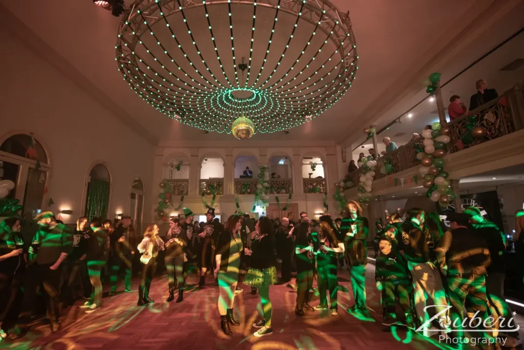 People partying at St. Patrick's Day Festival, Fürth, 2025